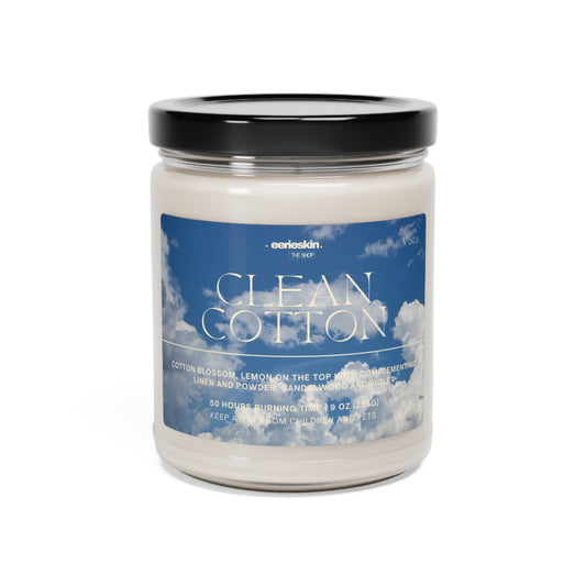 Clean Cotton 9 oz Soy Candle