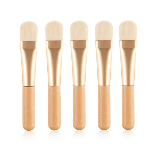 5-Pack Wool Fiber + Wood Lux Masque Brush